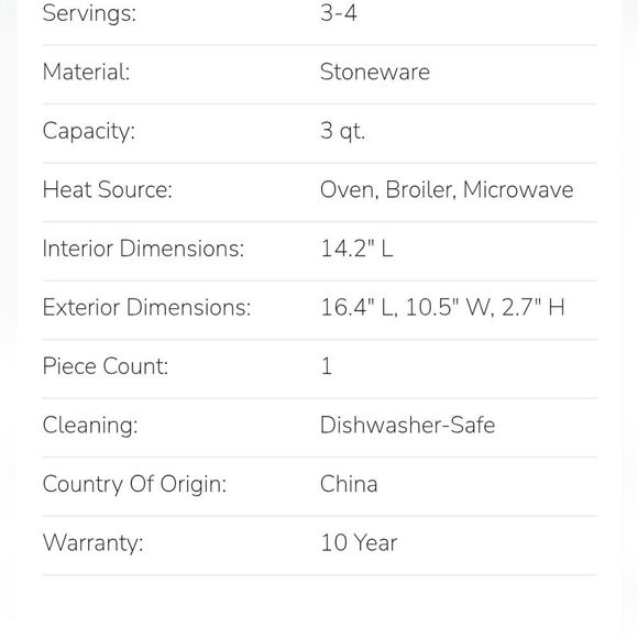 Le Creuset 36cm Oval Baking Dish- Carmin - Picture 7 of 10